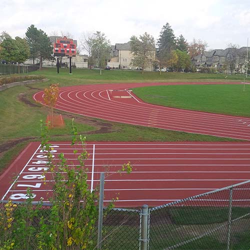 Rubberized Running Track